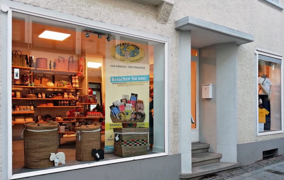Weltladen Schaufenster