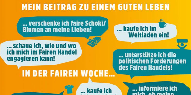 Postkarte Aktion Faire Woche 2020