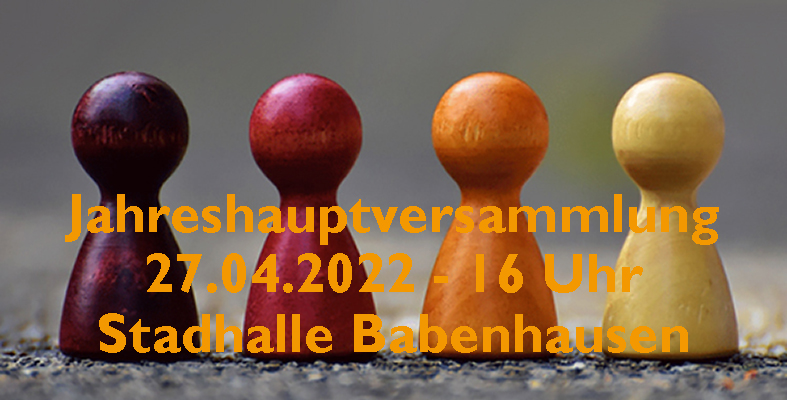 Bild fuer News Jahreshauptversammlung 2022