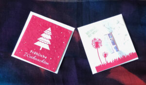 Weihnachtskarten_Seidelbastpapier