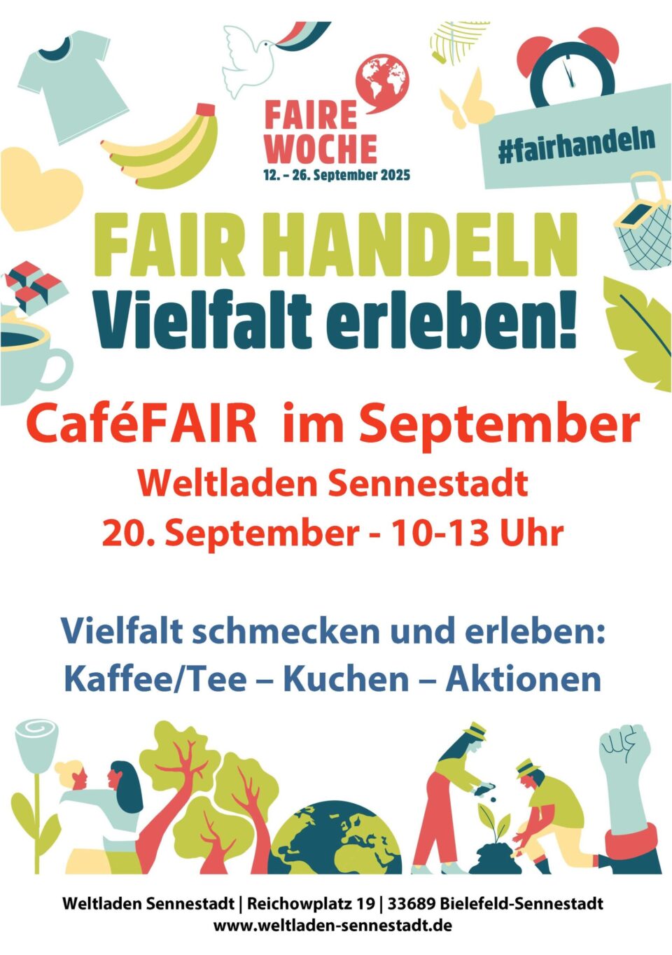 2025-09 Plakat Faire Woche, Vielfalt
