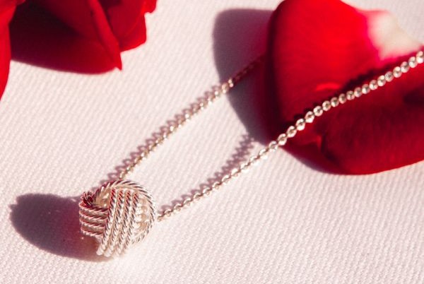 Halskette Silberschmuck recycelt von Pakilia