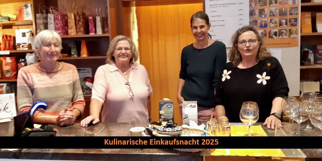 Weltladen Team kulinarische Einkaufsnacht 2025 Donaueschingen