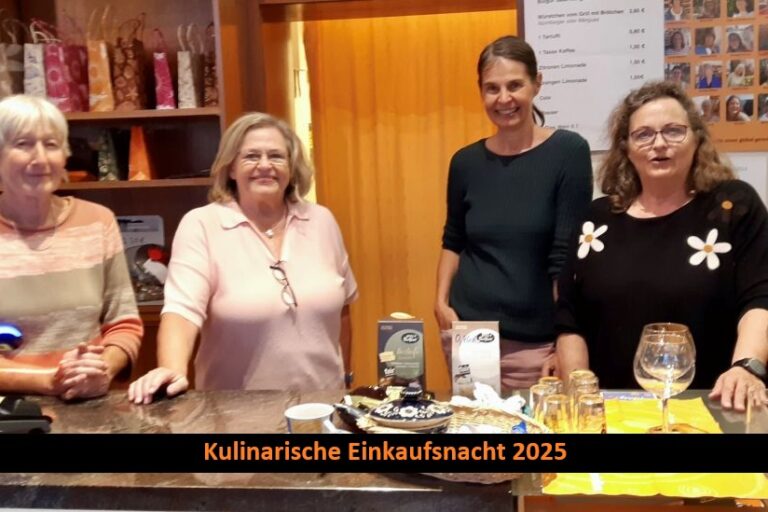 Weltladen Team kulinarische Einkaufsnacht 2025 Donaueschingen