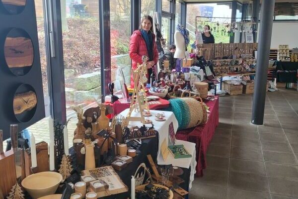 Stand auf dem Adventsmarkt Grüningen 2025