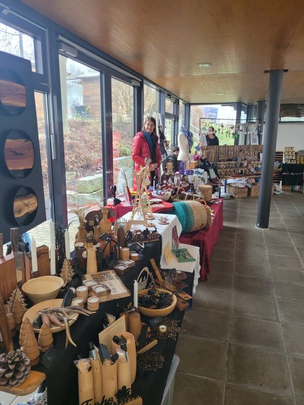 Stand auf dem Adventsmarkt Grüningen 2025