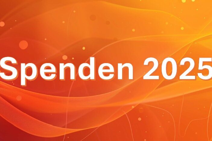 Beitragsbild Spenden 2025 orange