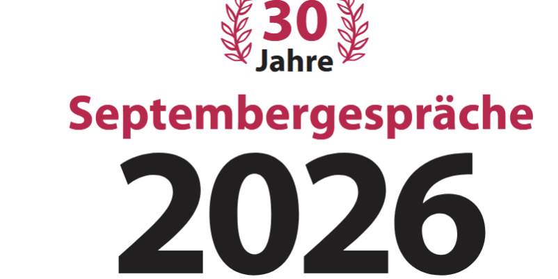 Septembergespräche 2026