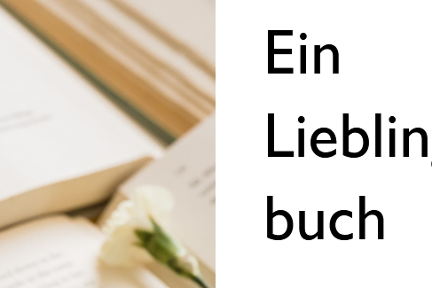 Bild 2 Ein Lieblingsbuch