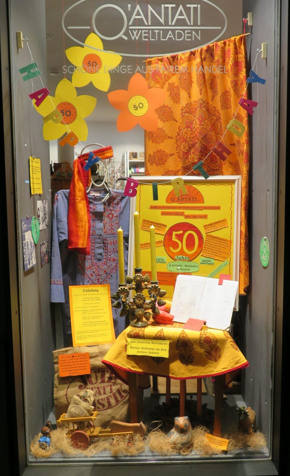 50j Schaufenster