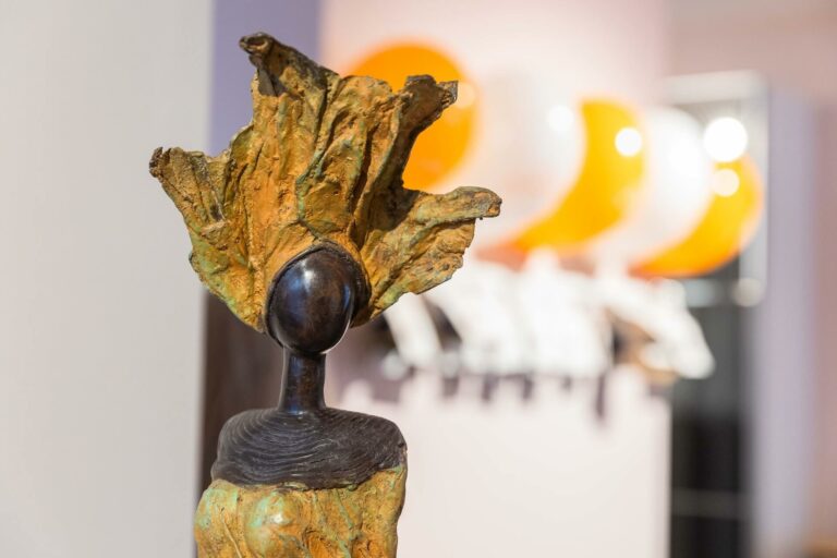 Bronzeskulptur aus Burkina Faso