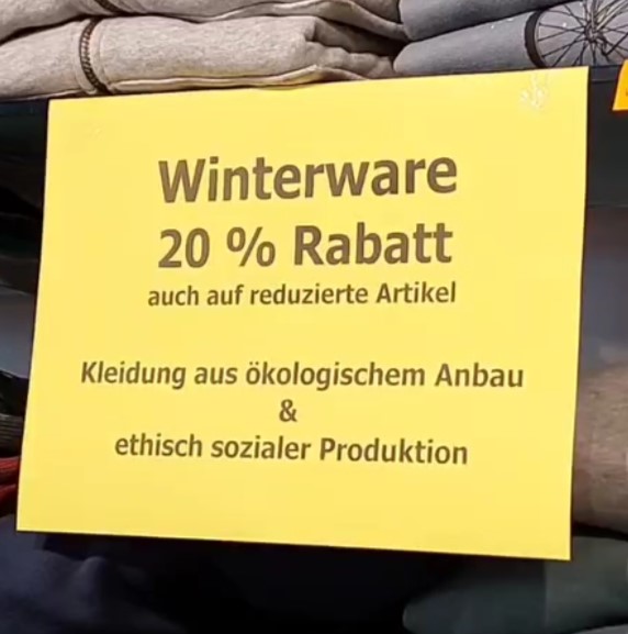 Foto Sale Winterware 20% Rabatt
