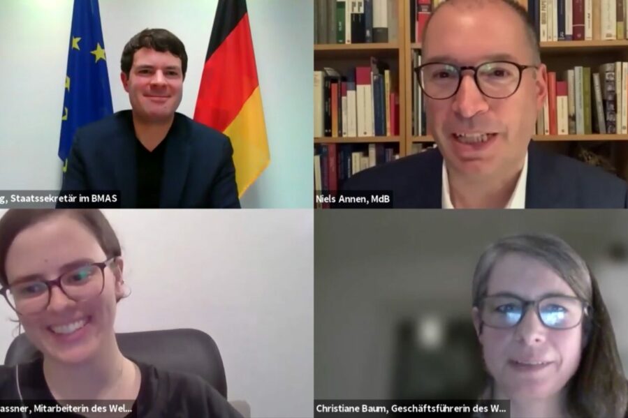 Unser Gespräch mit MdB Niels Annen und Arbeits-Staatssekretär Björn Böhning zum Lieferkettengesetz