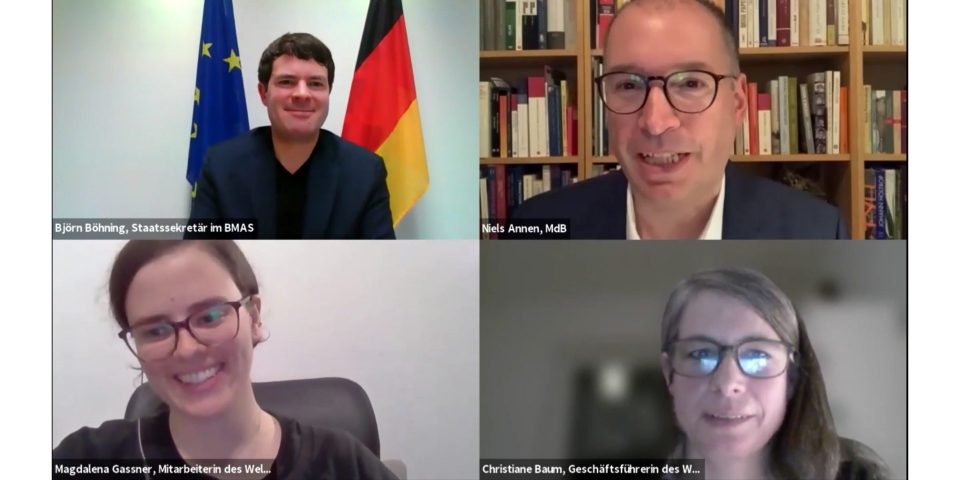 Unser Gespräch mit MdB Niels Annen und Arbeits-Staatssekretär Björn Böhning zum Lieferkettengesetz