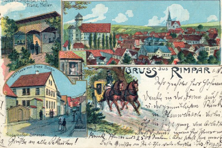 Gruß aus Rimpar 1903 – by Landratsamt Würzburg