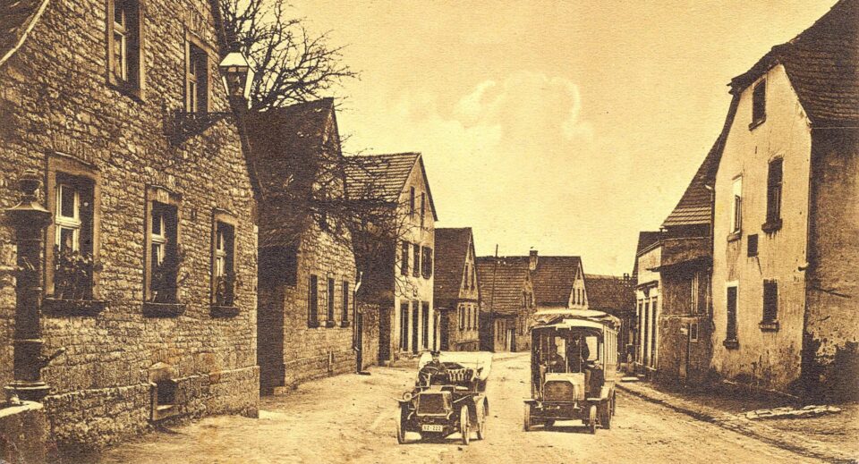 Postkarte Rimpar Hauptstraße