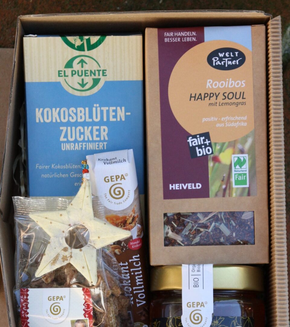 Geschenkkiste klein Tee