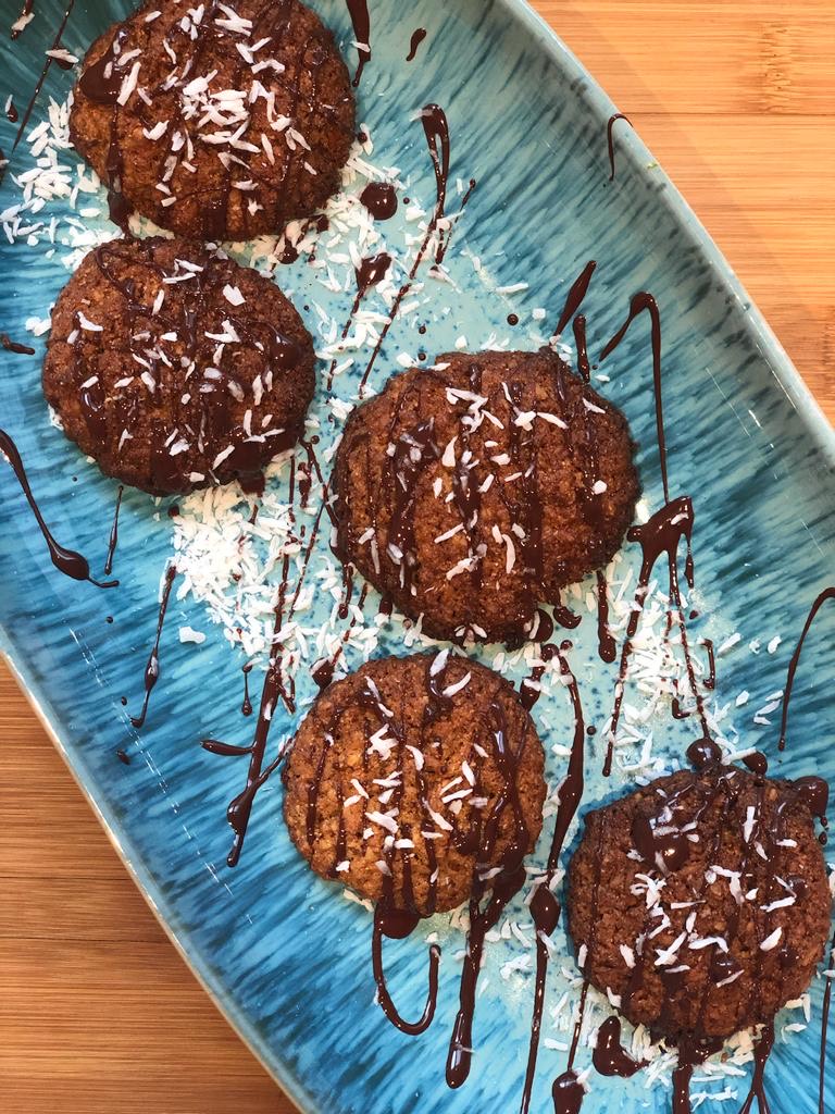 Kekse mit Vanille und Kokos