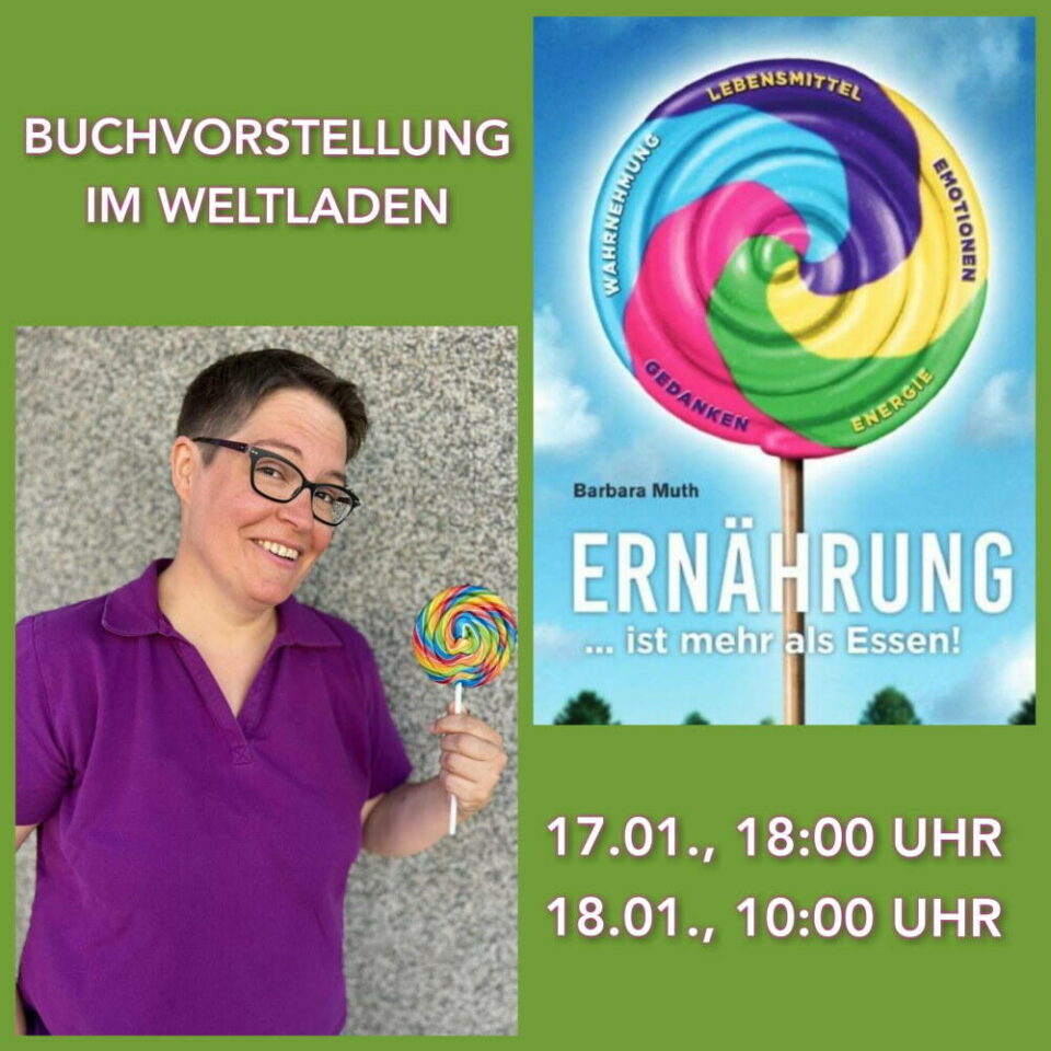 Barbara Muth: „Ernährung… ist mehr als Essen. Buchvorstellung Barbara Muth: "Ernährung... ist mehr als Essen. Buchvorstellung