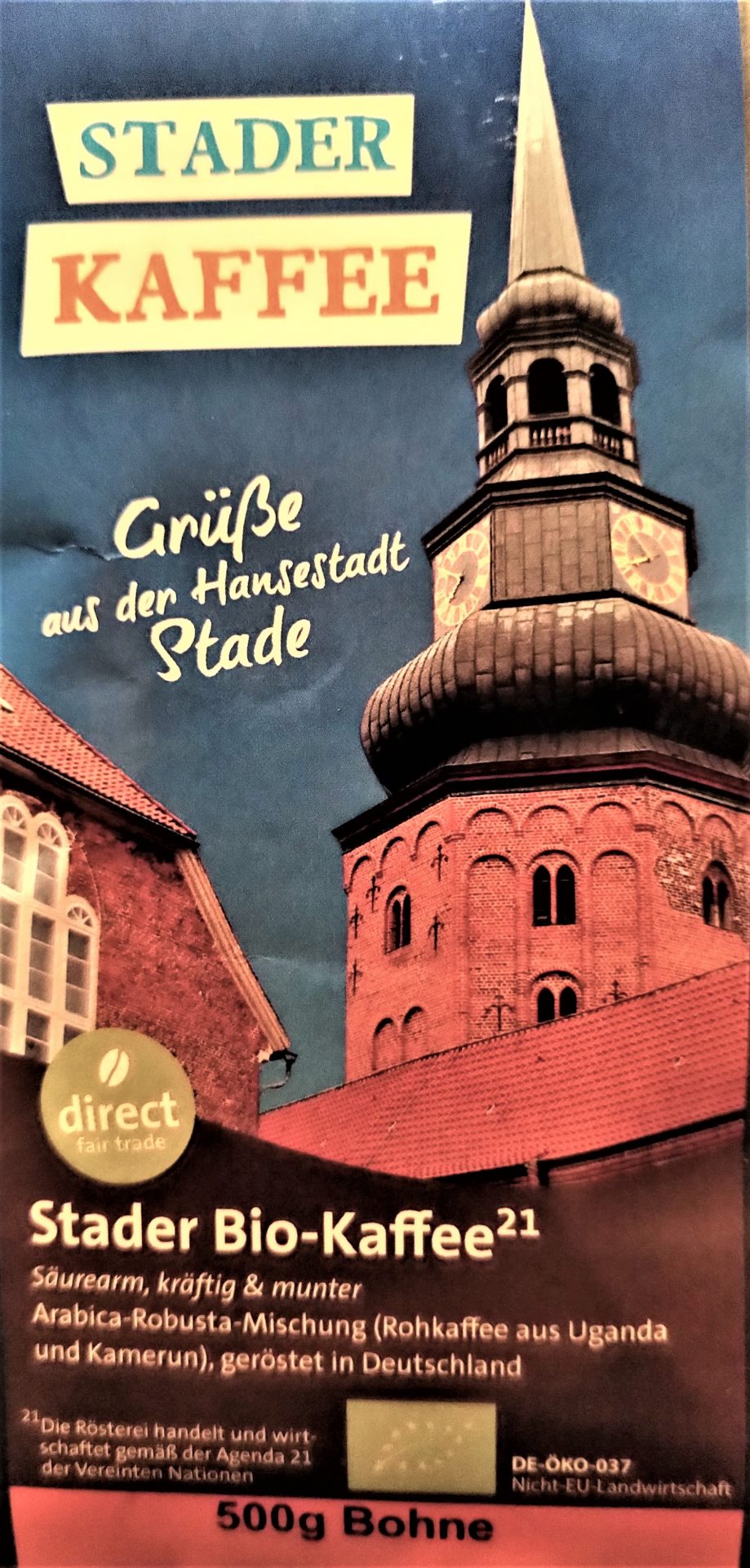 Kaffee Stader Etikett NEU Lesezeichen entsättigt