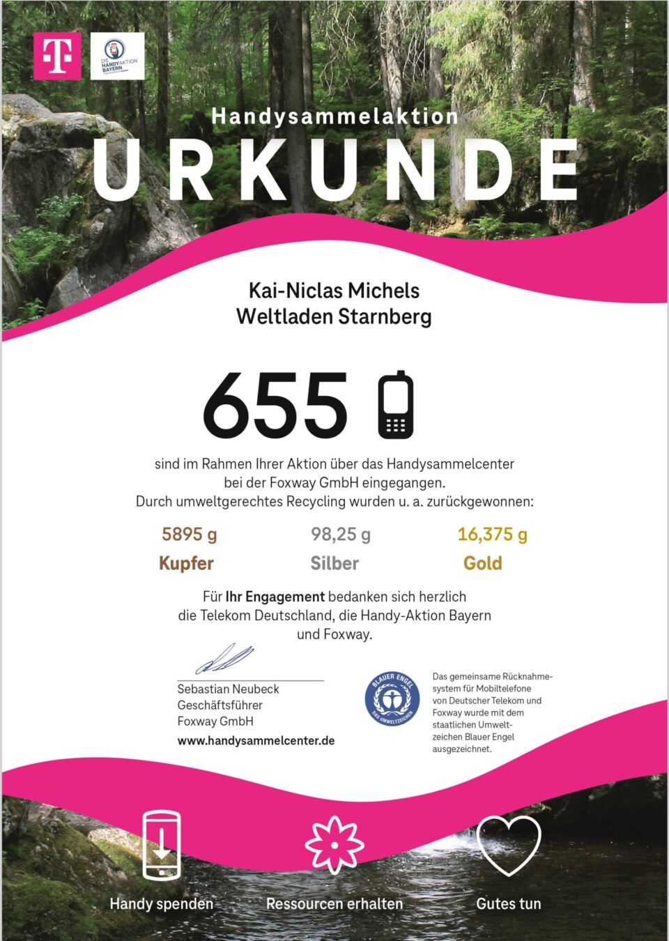 Sammelurkunde Feb 25