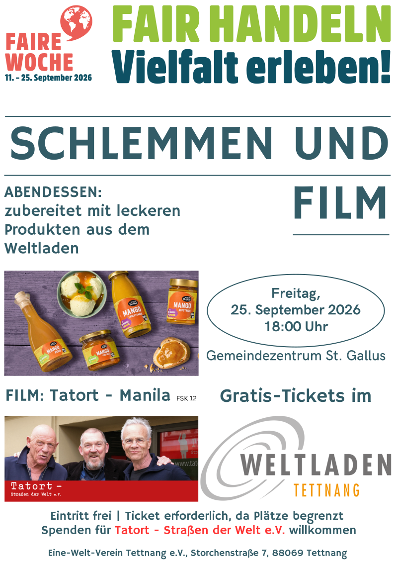 Plakat Faire Woche