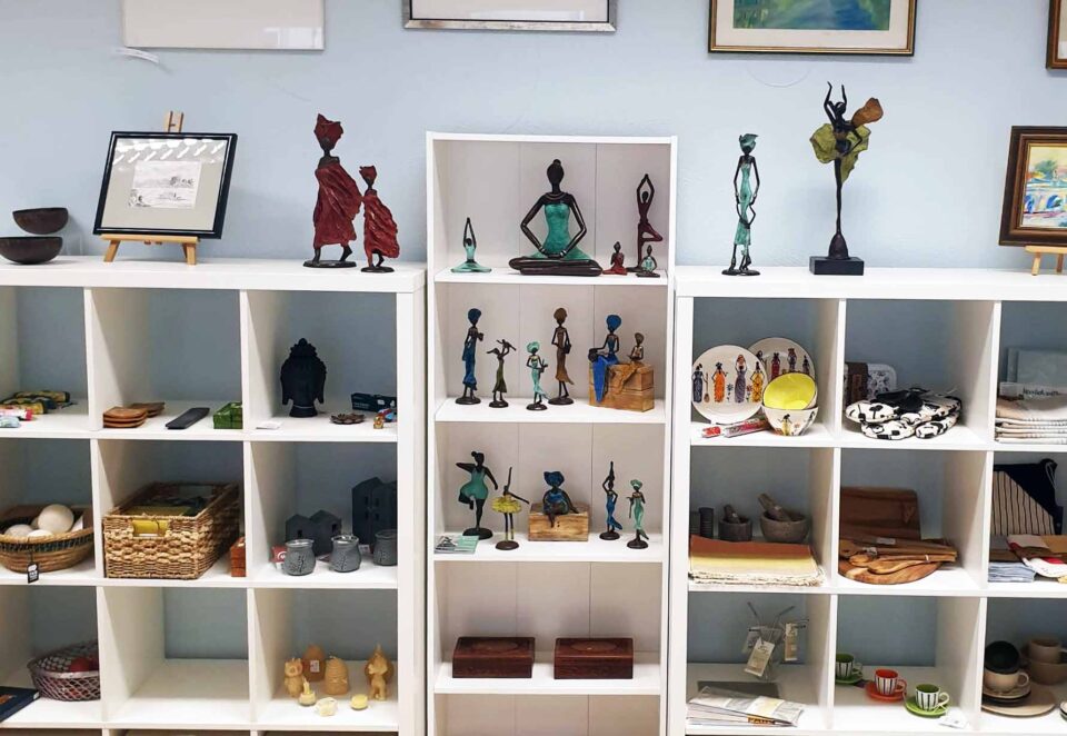 Weltladen-Wallstadt-BronzeSkulpturen