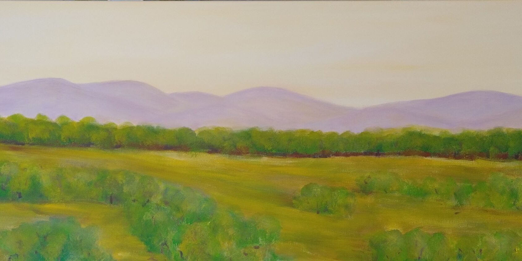 Im Sonnenlicht_2025_140x40x4cm – Canvasi LW – Ute Nick – 50 Prozent – Ute Nick