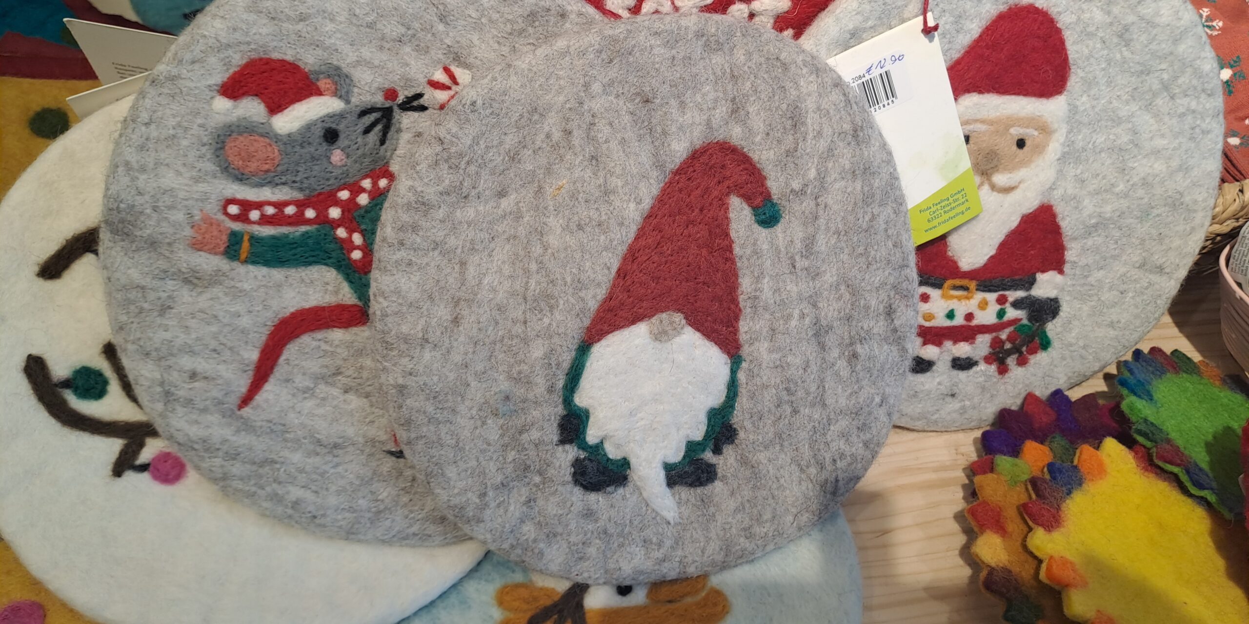 Deko mit Weihnachtswichtel