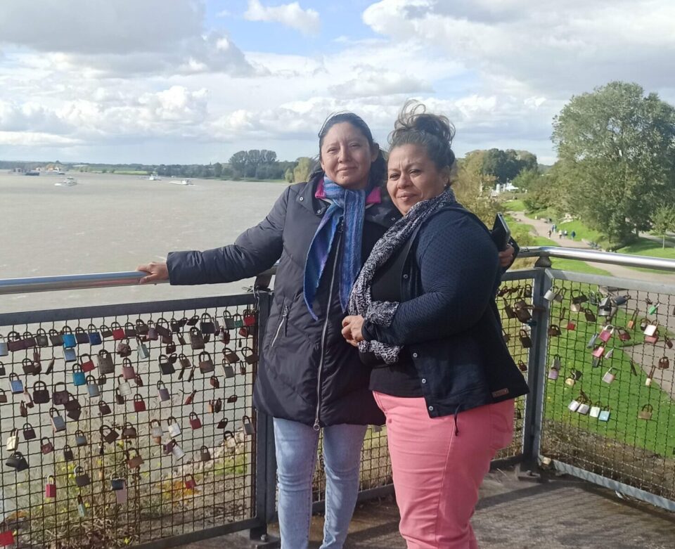 auf der alten Rheinbrücke