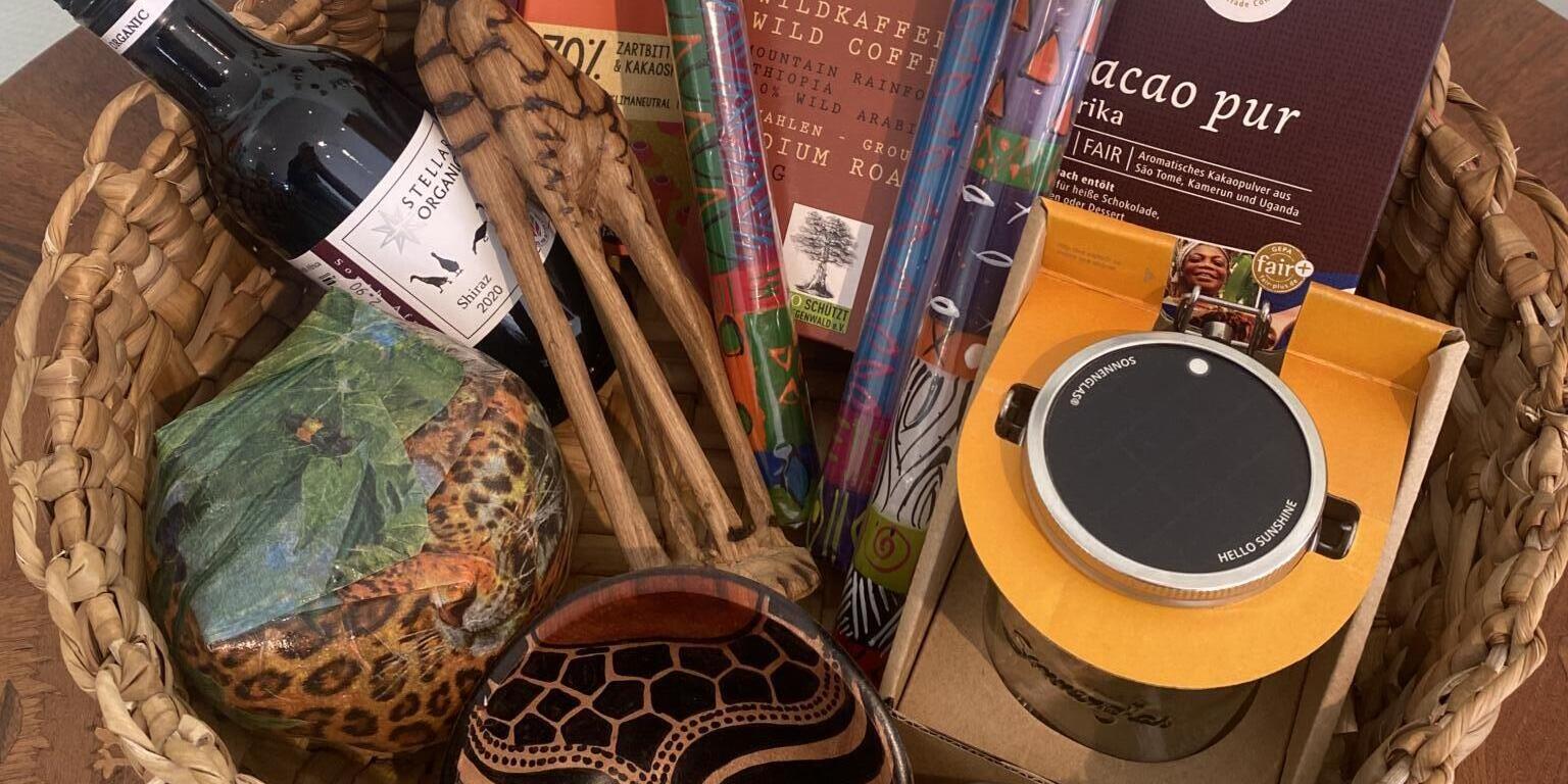 IMG_1340 Ein Präsentkorb mit dem Thema Afrika