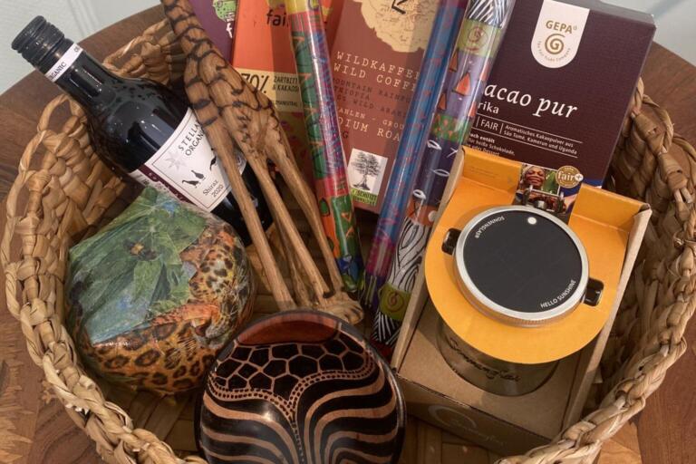 IMG_1340 Ein Präsentkorb mit dem Thema Afrika