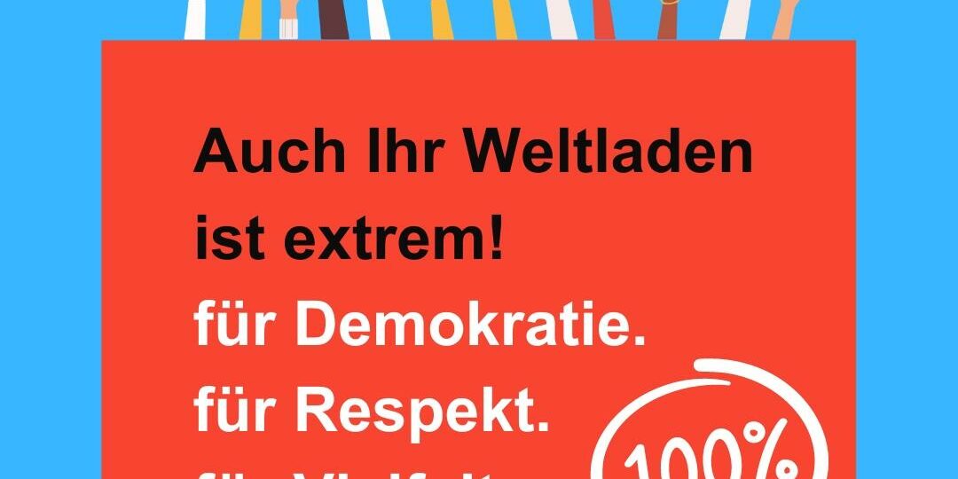 Plakat weltlaedengegenrechts vom WLD-1